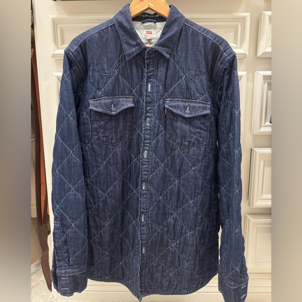 Levi’s x Wellthread x Outerknown Quilted Denim Western Shirt Jacket